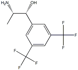 (1R,2S)-2-amino-1-[3,5-bis(trifluoromethyl)phenyl]propan-1-ol 구조식 이미지