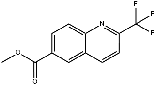 Methyl 2-(trifluoromethyl)quinoline-6-carboxylate 구조식 이미지