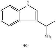 1-(1H-Indol-3-yl)-ethylamine hydrochloride Structure