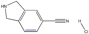 2,3-Dihydro-1H-isoindole-5-carbonitrile hydrochloride Structure