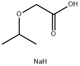 Sodium 2-isopropoxyacetate Structure