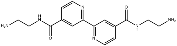 4,4'-bis[(2-aminoethyl)aminocarbonyl]-2,2'-bipyridine 구조식 이미지