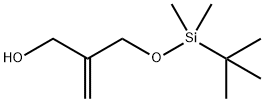 2-(((Tert-Butyldimethylsilyl)Oxy)Methyl)Prop-2-En-1-Ol 구조식 이미지