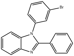 1-(3-Bromophenyl)-2-phenyl-1H-benzo[d]imidazole 구조식 이미지