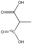 Methylmalonic acid-13C4 solution 구조식 이미지