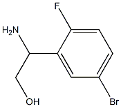 2-AMINO-2-(5-BROMO-2-FLUOROPHENYL)ETHAN-1-OL 구조식 이미지
