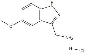 5-Methoxy-1H-indazol-3-yl-methylamine hydrochloride Structure