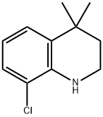 8-Chloro-4,4-dimethyl-1,2,3,4-tetrahydroquinoline Structure