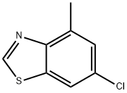 6-Chloro-4-methylbenzothiazole 구조식 이미지