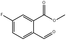 메틸5-플루오로-2-포르밀벤조에이트 구조식 이미지