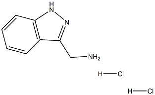 (1H-Indazol-3-yl)methanamine dihydrochloride 구조식 이미지