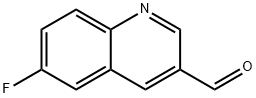 6-fluoroquinoline-3-carbaldehyde 구조식 이미지