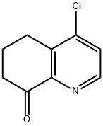 4-클로로-6,7-디하이드로-5H-퀴놀린-8-온 구조식 이미지