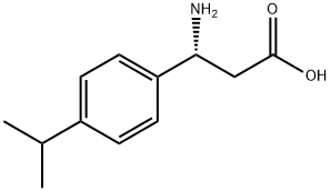 (3R)-3-AMINO-3-[4-(METHYLETHYL)PHENYL]PROPANOIC ACID 구조식 이미지