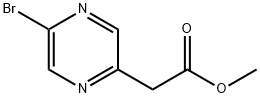 methyl 2-(5-bromopyrazin-2-yl)acetate 구조식 이미지