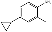 4-cyclopropyl-2-methylaniline 구조식 이미지