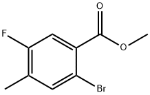 Methyl 2-bromo-5-fluoro-4-methylbenzoate 구조식 이미지