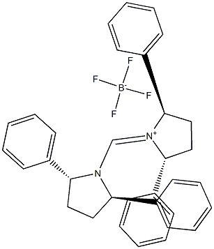 (2R,5R)-1-(((2R,5R)-2,5-Diphenylpyrrolidin-1-yl)methylene)-2,5-diphenylpyrrolidinium tetrafluoroborate
		
	 구조식 이미지