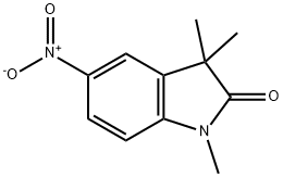 1,3,3-trimethyl-5-nitroindolin-2-one 구조식 이미지