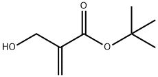tert-butyl 2-(hydroxymethyl)acrylate Structure