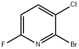 2-bromo-3-chloro-6-fluoropyridine Structure