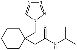 N-(propan-2-yl)-2-[1-(1H-tetrazol-1-ylmethyl)cyclohexyl]acetamide Structure