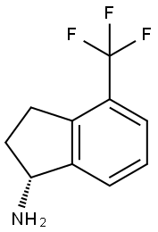 (1R)-4-(TRIFLUOROMETHYL)INDANYLAMINE Structure