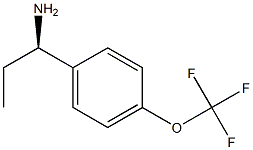 (1R)-1-[4-(TRIFLUOROMETHOXY)PHENYL]PROPYLAMINE 구조식 이미지