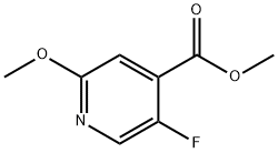 메틸5-플루오로-2-메톡시이소니코티네이트 구조식 이미지