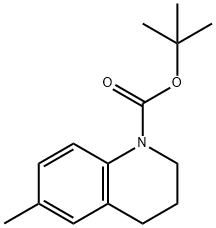 tert-Butyl 6-methyl-3,4-dihydroquinoline-1(2H)-carboxylate Structure