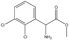 METHYL 2-AMINO-2-(2,3-DICHLOROPHENYL)ACETATE Structure