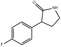 3-(4-fluorophenyl)pyrrolidin-2-one 구조식 이미지