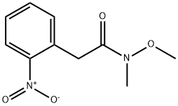 N-Methoxy-N-Methyl-2-(2-Nitrophenyl)Acetamide Structure