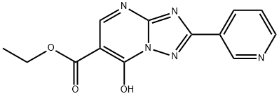 ethyl 7-hydroxy-2-(pyridin-3-yl)-[1,2,4]triazolo[1,5-a]pyrimidine-6-carboxylate Structure
