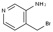4-(Bromomethyl)pyridin-3-amine Structure