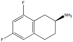 (S)-6,8-difluoro-1,2,3,4-tetrahydronaphthalen-2-amine 구조식 이미지