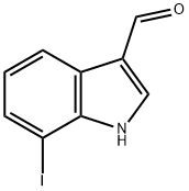 7-Iodo-1H-indole-3-carbaldehyde Structure