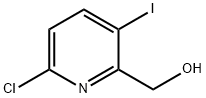 (6-Chloro-3-iodo-pyridin-2-yl)-methanol Structure