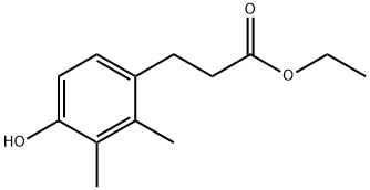 3-(4-Hydroxy-2,3-Dimethyl-Phenyl)-Propionic Acid Ethyl Ester Structure