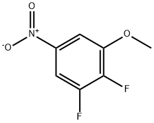 1,2-difluoro-3-methoxy-5-nitrobenzene 구조식 이미지