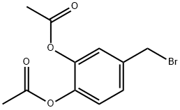 4-(Bromomethyl)-1,2-phenylene diacetate Structure