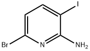 6-bromo-3-iodopyridin-2-amine 구조식 이미지