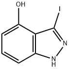 3-Iodo-1H-indazol-4-ol 구조식 이미지