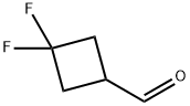 3,3-difluorocyclobutanecarbaldehyde Structure