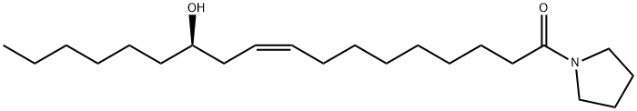 Pyrrolidine Ricinoleamide 구조식 이미지