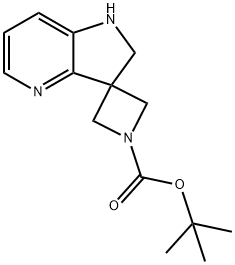 tert-Butyl 1',2'-dihydrospiro[azetidine-3,3'-pyrrolo[3,2-b]pyridine]-1-carboxylate Structure