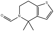 4,4-Dimethyl-6,7-dihydrothieno[3,2-c]pyridine-5(4H)-carbaldehyde Structure