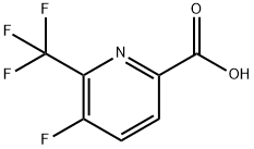 5-fluoro-6-(trifluoromethyl)pyridine-2-carboxylic acid 구조식 이미지