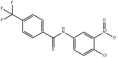 N-(4-Chloro-3-nitrophenyl)-4-(trifluoromethyl)benzothioamide Structure