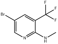 (5-Bromo-3-trifluoromethyl-pyridin-2-yl)-methyl-amine 구조식 이미지